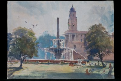 Fountain, Rajpath, New Delhi, 2013 by Tim Scott Bolton